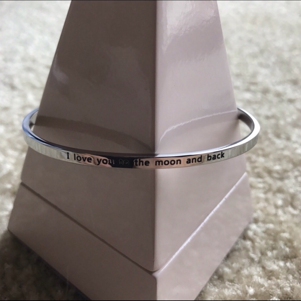 🎄LAST 1 STAINLESS STEEL INSPIRATIONAL QUOTE CUFFS - Picture 3 of 3